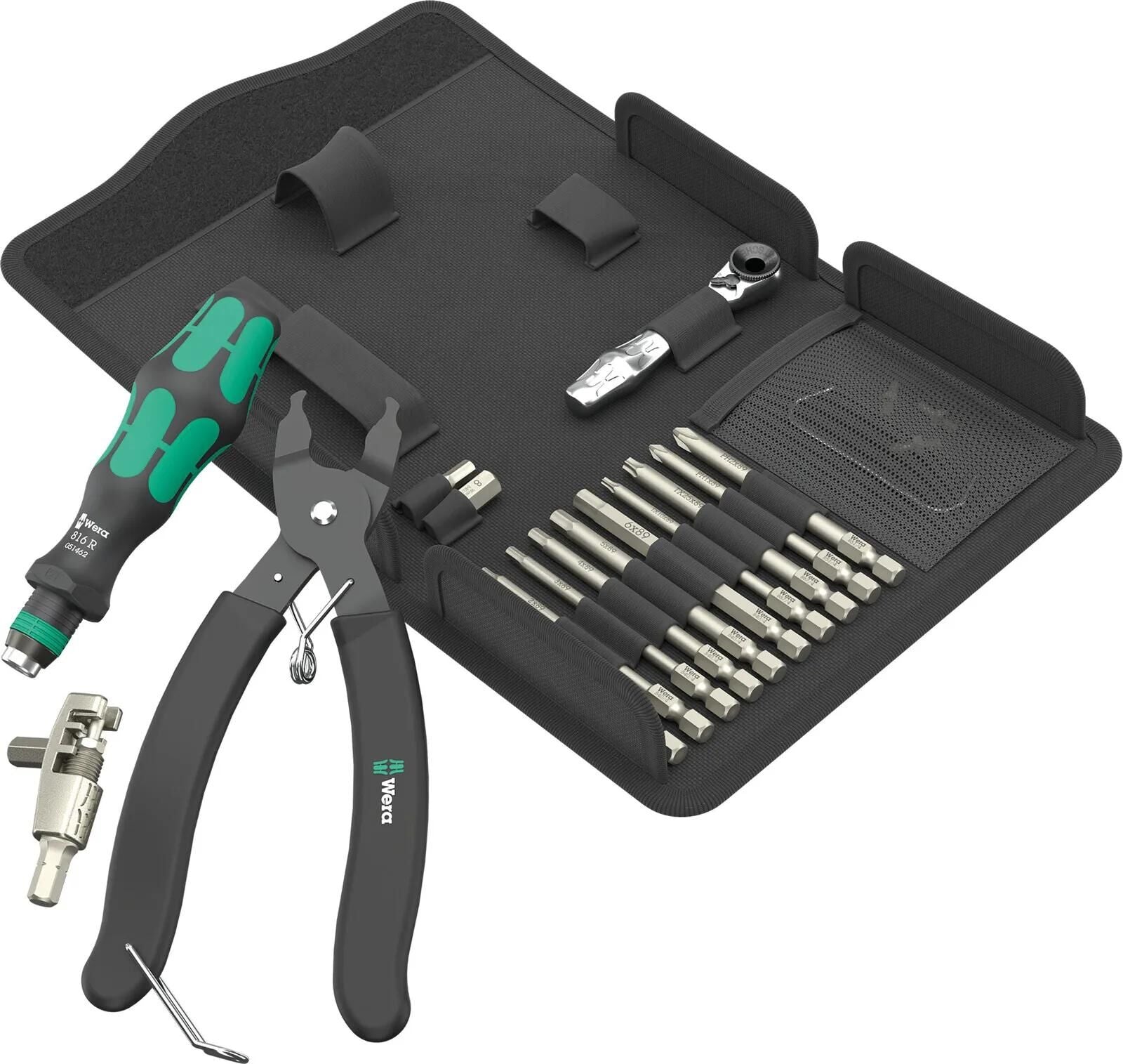 Wera werkzeugsatz kettennieter 9532 chain rivet workshop set 9532