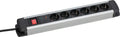 As-schwabe meervoudige verdeler aluminum socket strip 6-fach