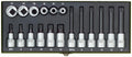 Proxxon steckschlüsselsatz multi-tooth screw set xzn 18-piece