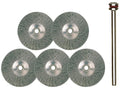 Proxxon stahldrahtrundbürstensatz stainless steel round bru d=22mm 5 pcs.