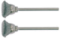 Proxxon pinselbürste brushes w.shaft 2pcs d=13mm stainless