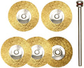Proxxon drahtrundbürstensatz brass round brush set d=22mm 5 pcs.