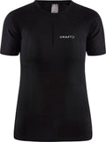 Craft active cool intensity ss w dames thermoshirt - zwart