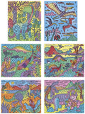 Janod - les ateliers du calme - magisch schilderij - dinosaurussen