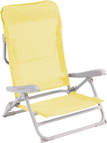Outwell seaford relaxstoel - strandstoel opvouwbaar - geel