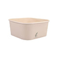 Depa saladebak bamboepapier vierkant (25x 1.25ltr)