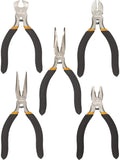 Topex - precieze tangenset - 5 stuks - ergonomische handgrepen - antislip