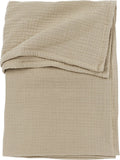 Meyco baby uni wieglaken - pre-washed hydrofiel - sand - 75x100cm - 0.3 tog