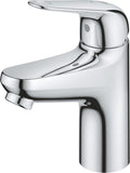 Grohe swift wastafelkraan met push-open waste - s-size - energie- en waterbesparend - chroom