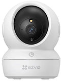 Ezviz h6c 2k beveiligingscamera binnen – 360° pan tilt – smart tracking, human detection noise detection - wit