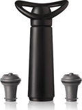 Vacuvin vacu vin wine saver concerto zwart | vacuüm wijnpomp | 2 vacuum wine stoppers