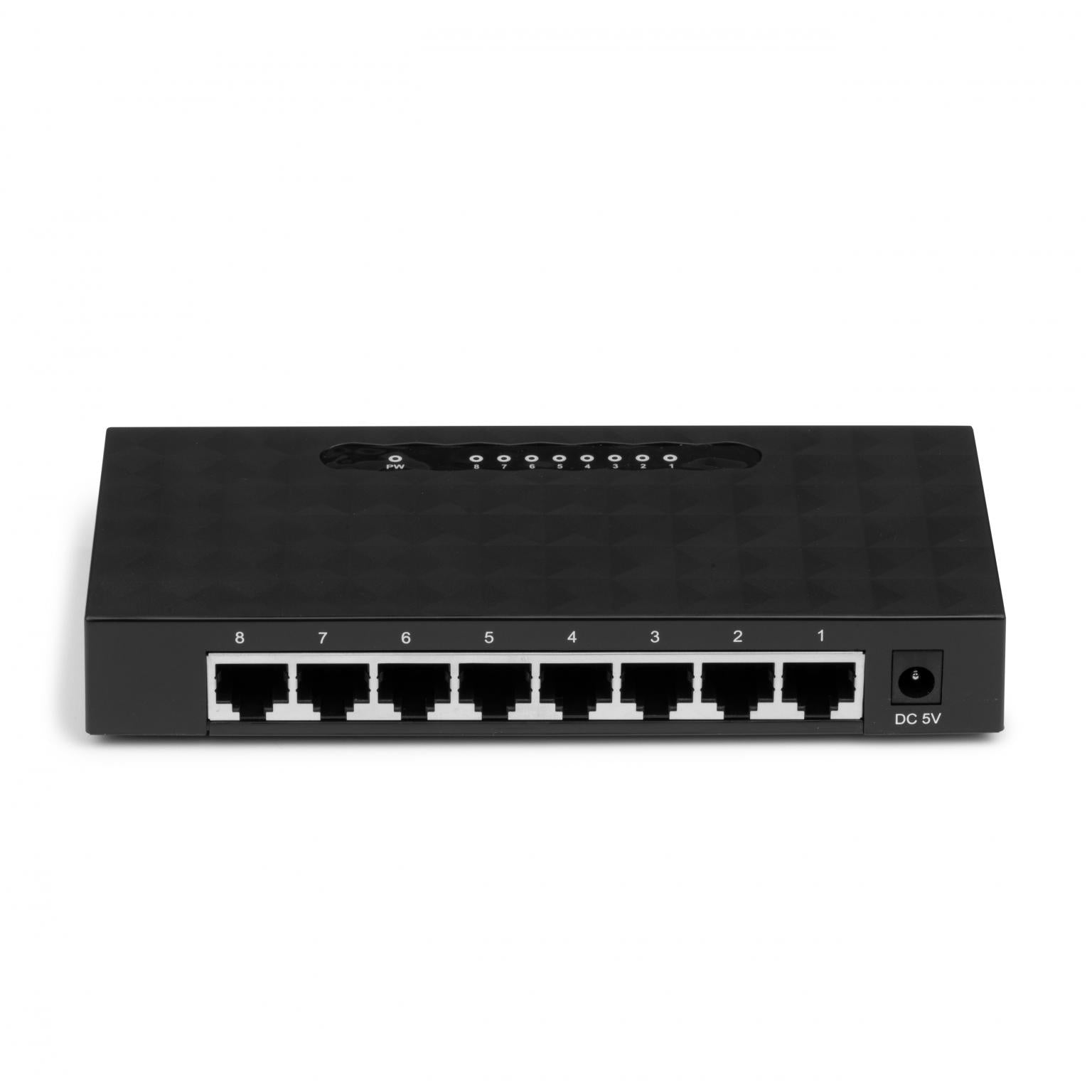 8-poorts netwerk switch