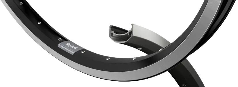 Ryde Felge Big Bull 26 Zoll (559) Schwarz-Silber 32 Löcher 14g