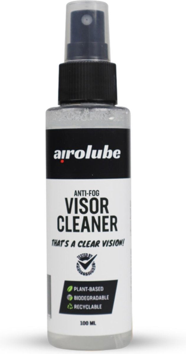 Airolube Bio-Reiniger für Visiere oder Brillen mit Antibeschlagbeschichtung, 100 ml