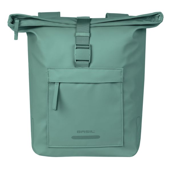 Basil Brooklyn 41L Doppel-Fahrradtasche - Grün (14 x 30 x 37 cm)