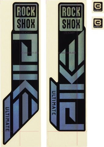 Rockshox dekor set decal set rs rainbow colors