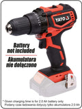 Yato boor borstelloos zonder accu 18 v 42 nm