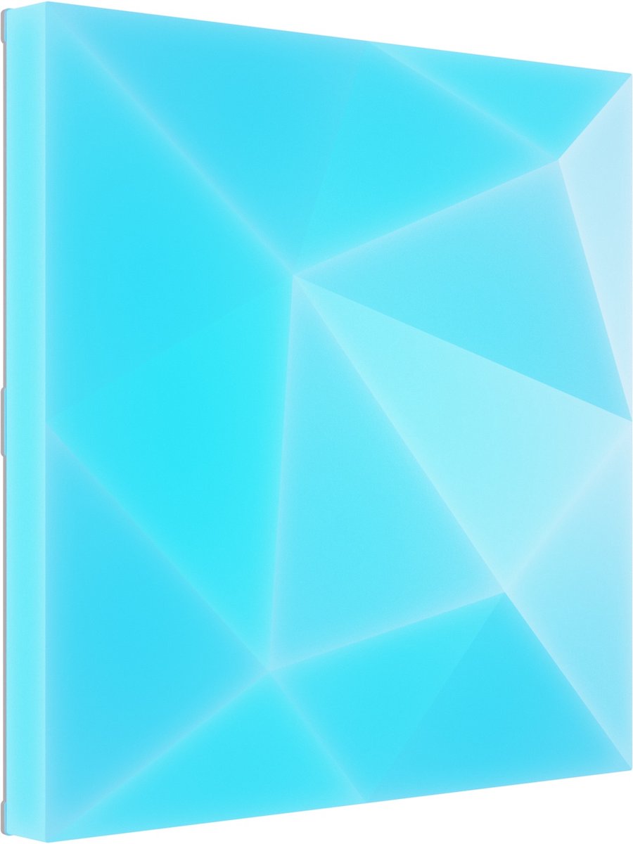 Nanoleaf blocks textured big squares uitbreidingsset - 2 squares - rgbw - google, apple, alexa compatibel