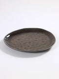 Serax - pascale naessens pure - ovaal bord l - bruin - 2 stuks