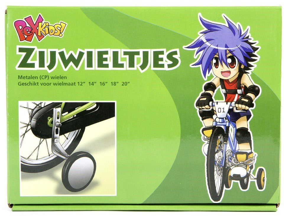 PexKids Stützräder 12-20 Chrom