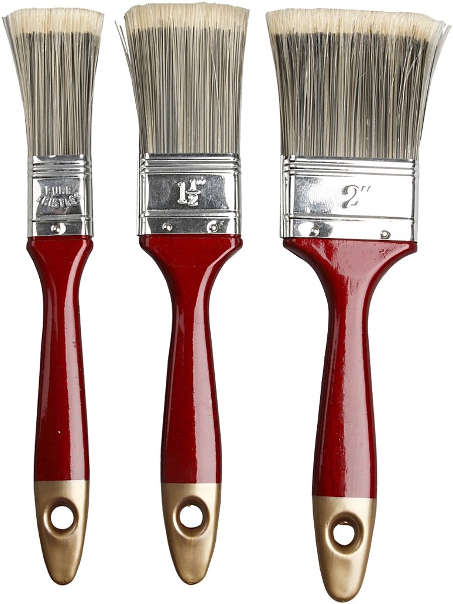 Creativ company https: www.cchobby.nl vernis-kwasten-l-20-cm-b-25-50-mm-plat-3-stuk-1-doos