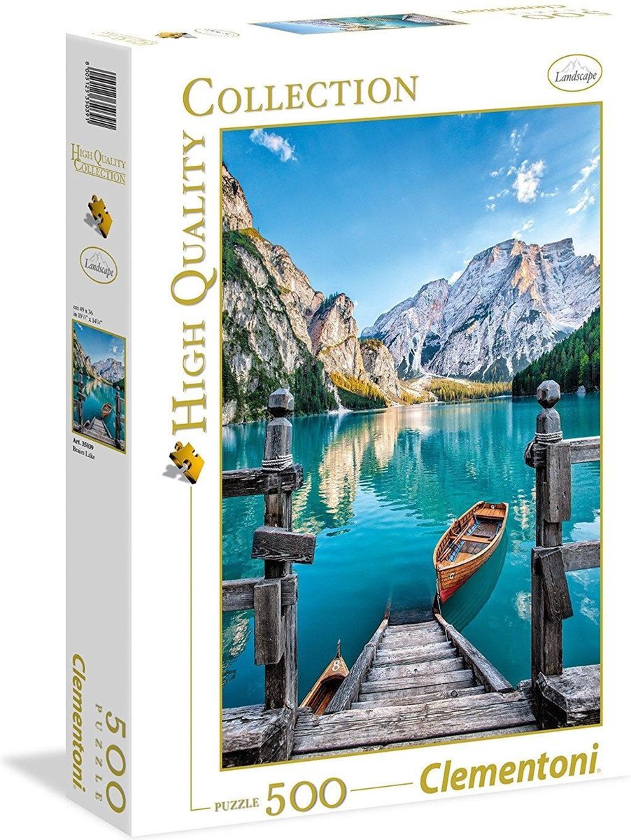 Clementoni legpuzzel Pragser Wildsee, 500st.