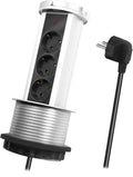 Logilink lps235a stopcontact (inbouw) aanraakbeveiliging zilver-zwart