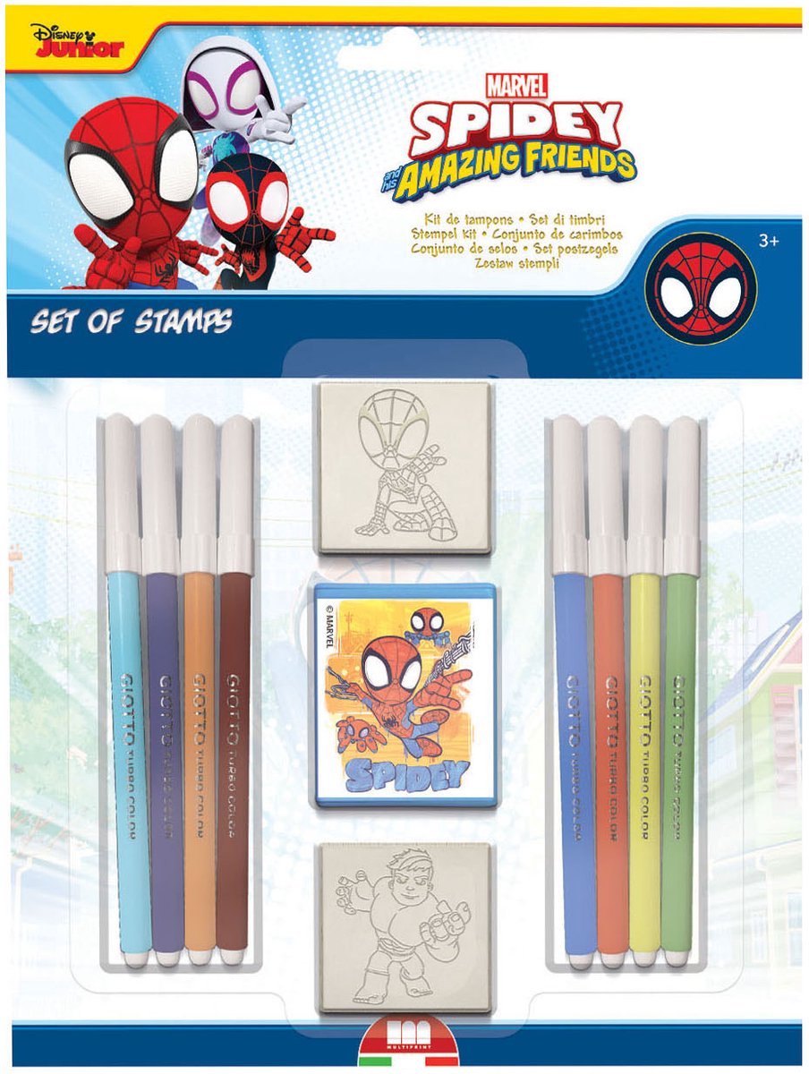 Multiprint Spidey Stempelset, 11-teilig.