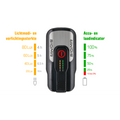 koplamp Aura 80 Lux led USB-oplaadbaar zwart