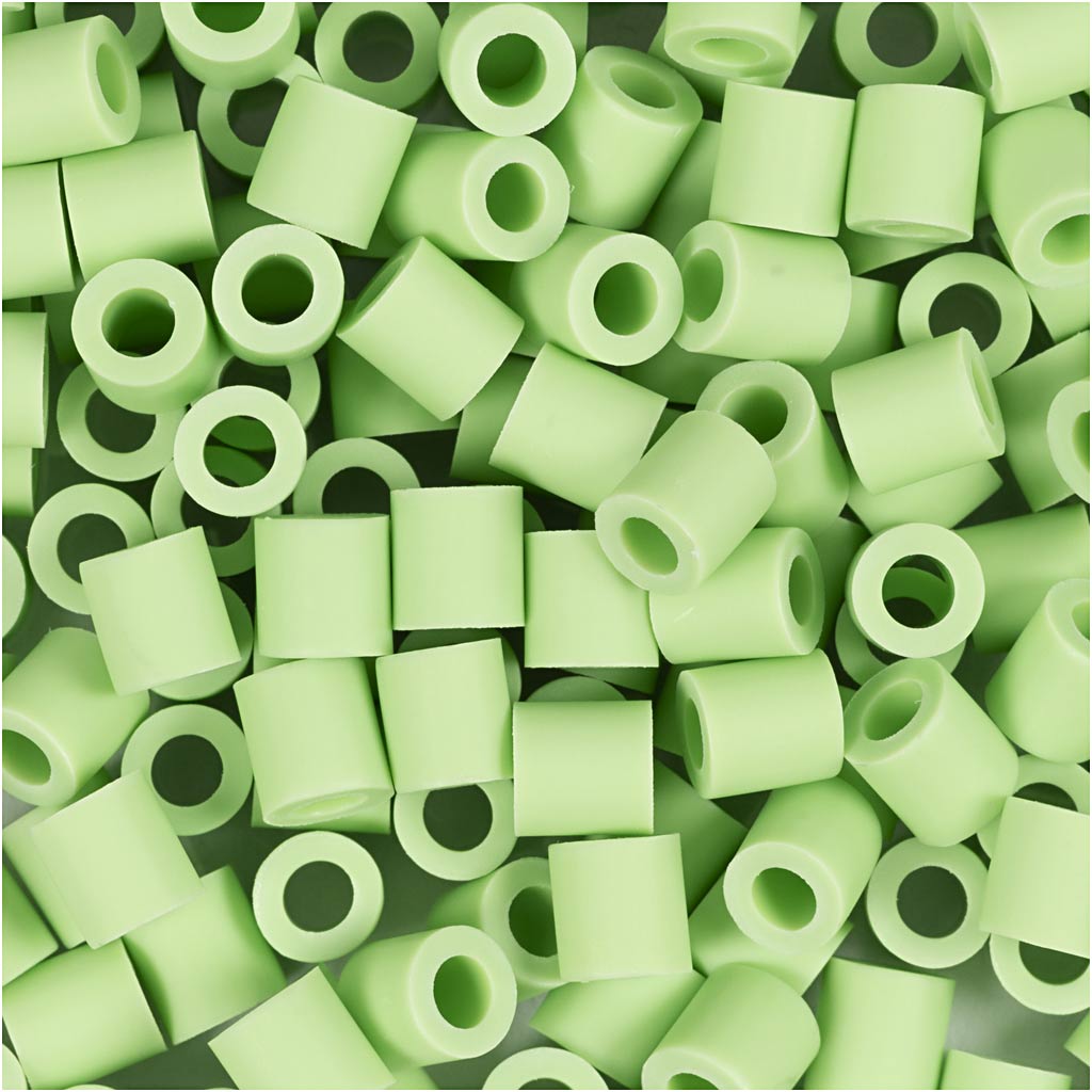 Creativ Company Nabbi Biobeads 5x5mm pastellgrün - 1000 Stück.