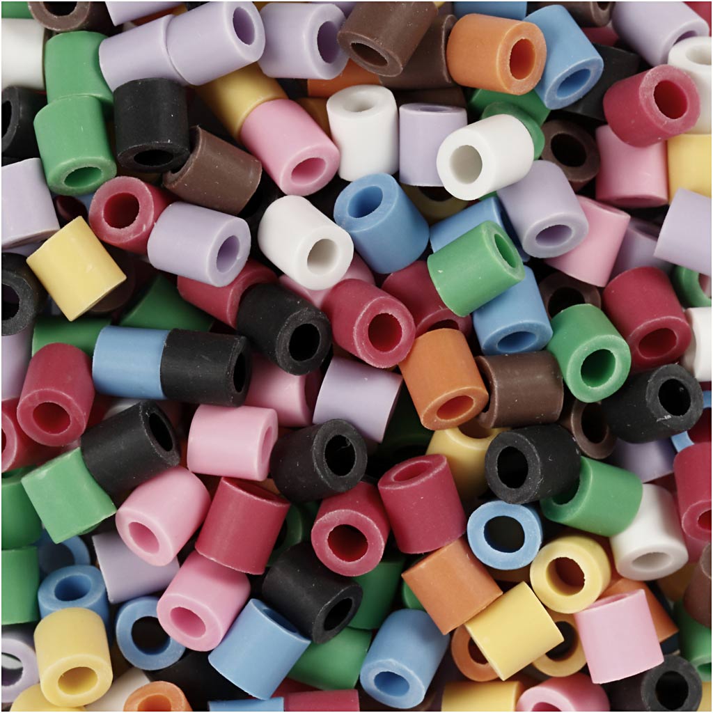 Creativ Company Nabbi Biobeads 5x5mm verschiedene Farben - 1000 Stück.