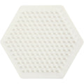 Creativ Company Nabbi Biobeads Grundplatte, sechseckig, 8,5 x 8,5 cm