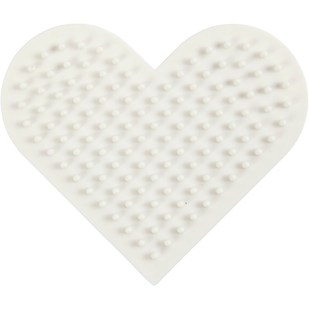 Creativ Company Nabbi Biobeads Grundplatte kleines Herz 7x8,5cm