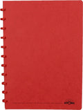 Atoma schrift | ft a4 | 144 bladzijden | geruit 5 mm | rood