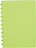 Atoma trendy schrift, ft a4, 144 bladzijden, gelijnd, transparant groen