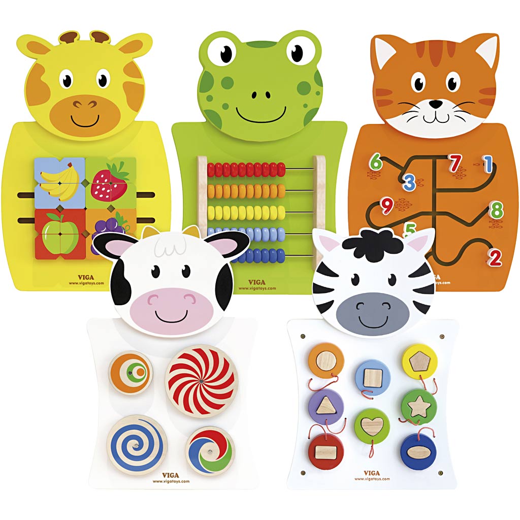 Https: www.cchobby.nl viga-activiteitenboard-koe-katten-kikker-zebra-en-giraf-afm-36x55x3-5-cm-5-onderdelen-1-doos