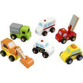 Viga toys - mini voertuigen - set - 6 stuks