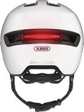 Abus fietshelm hud-y ace shiny white s - 51-55 cm - wit - geschikt voor gebruik op elektrische fietsen - stadsfietsen - 400 g
