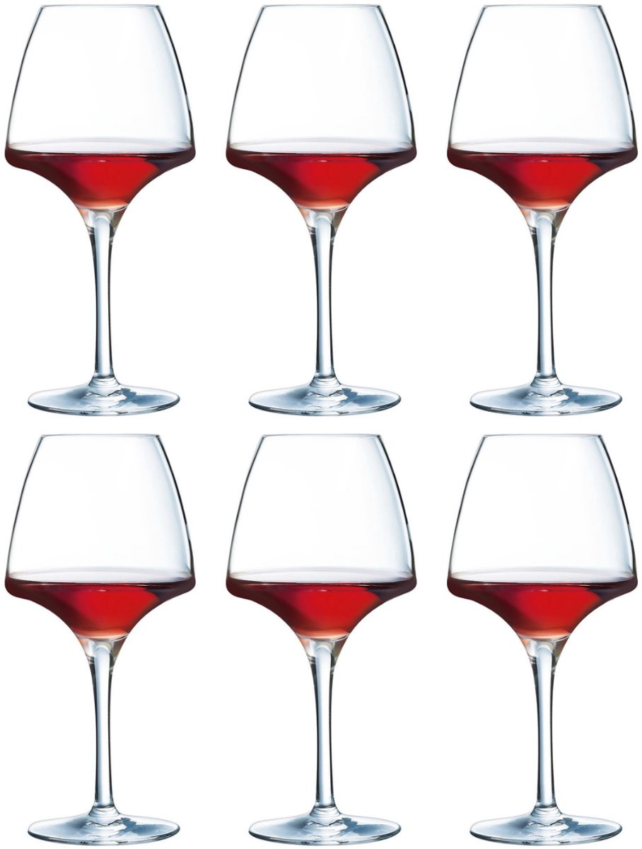 Chef sommelier open up wijnglas pro tasting - rond - 32 cl - helder - set-6