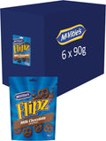 Flipz mcvitie's chocolade pretzels - melkchocolade - 6 x 90 gram
