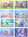 Holographische Platzsets, 16 Stück.