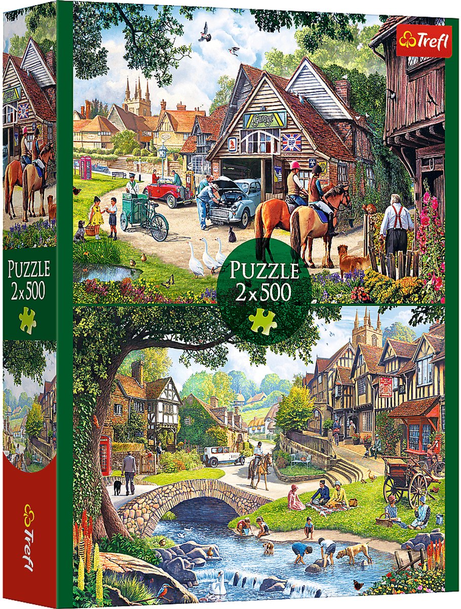 Trefl legpuzzel idyllic life - 2-in-1 puzzelset multicolor.