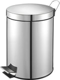V-part - pedaalemmer 5 liter - stainless steel - rvs - prullenbak