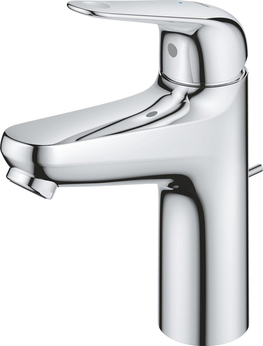 Grohe quickfix swift eengreepsmengkraan met pop-up waste set - m-size - energie- en waterbesparend - chroom