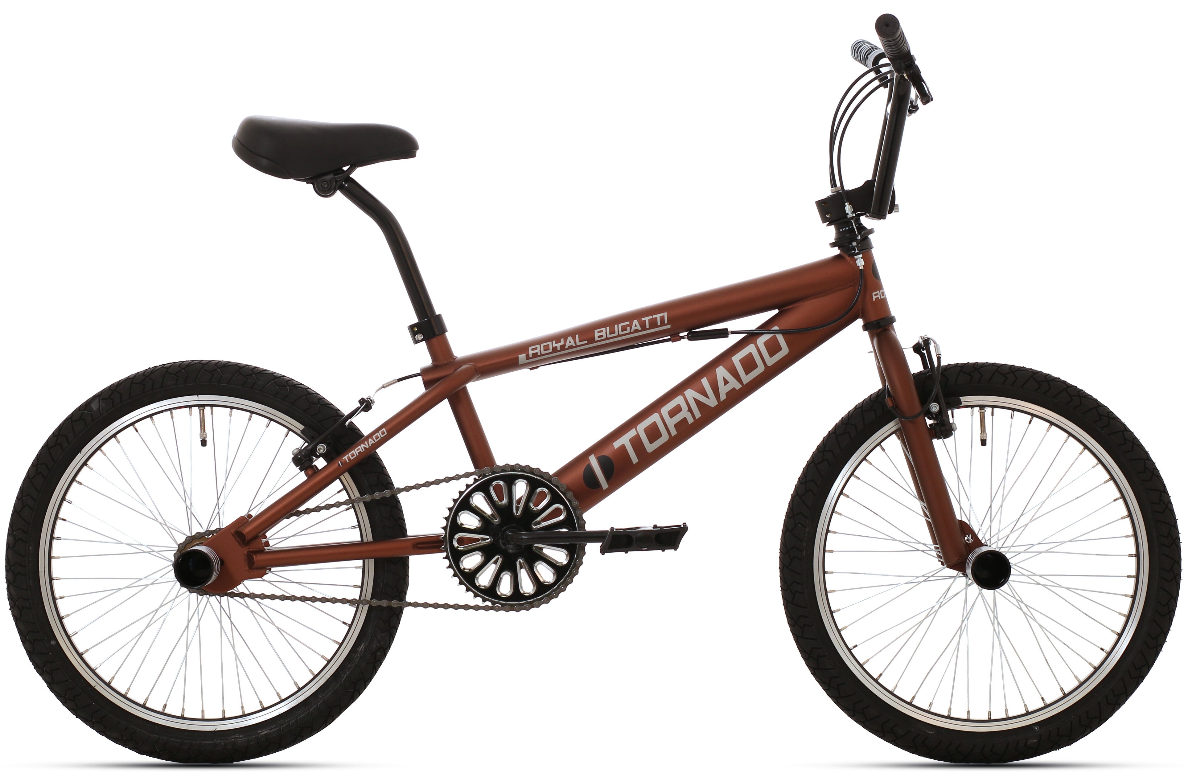 Royal-Bugatti Tornado Freestyle BMX-Rad 20 Zoll - Dunkelbraun