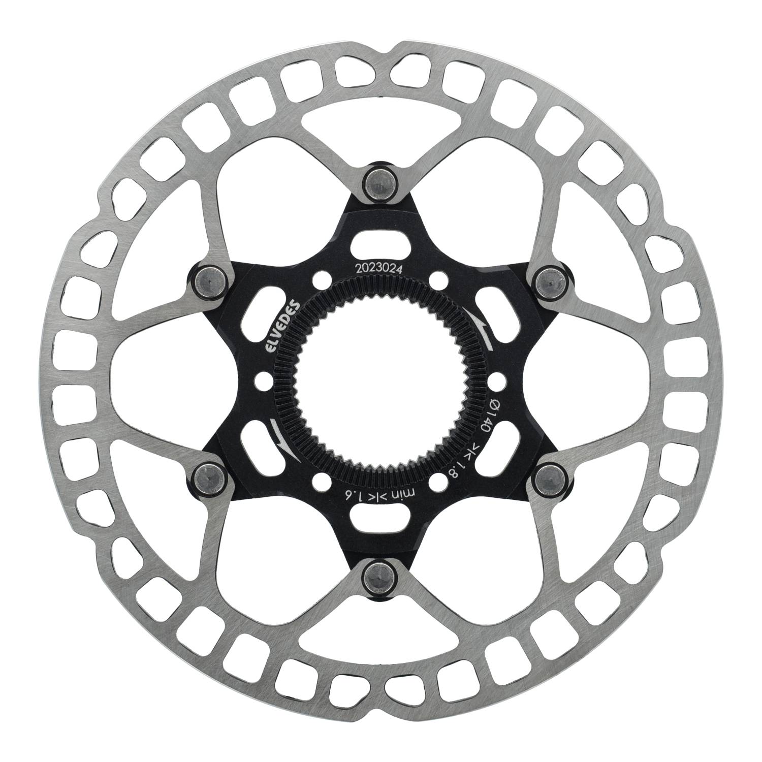 Elvedes remschijf centerlock ø140mm t=1,8mm lichtgewicht