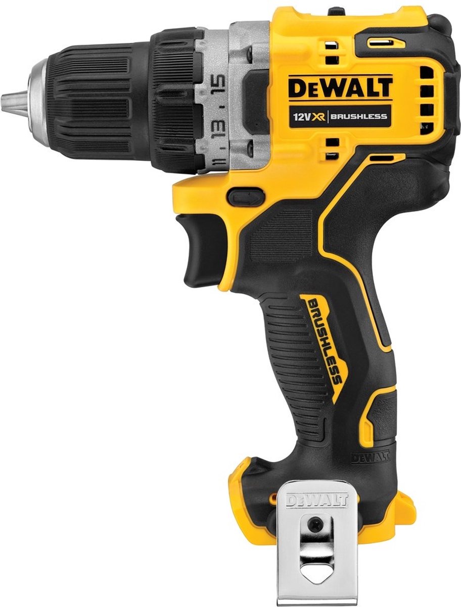 Dewalt dcd701 accu boorschroefmachine - 12v - body [zonder accu's of lader enkel body]