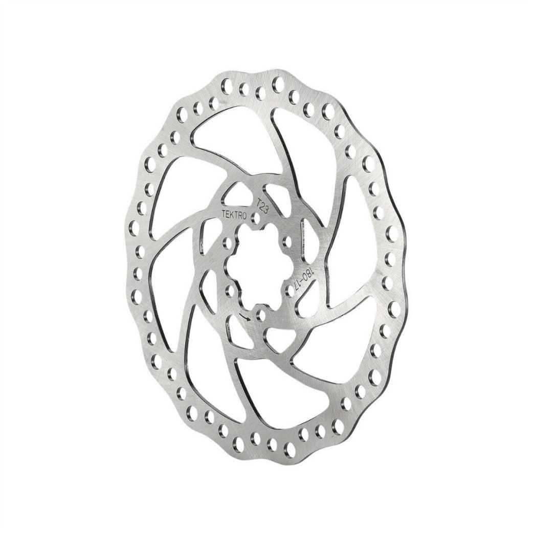 Tektro schijfrem rotor tr160-17 ø160 2.3mm, zilver
