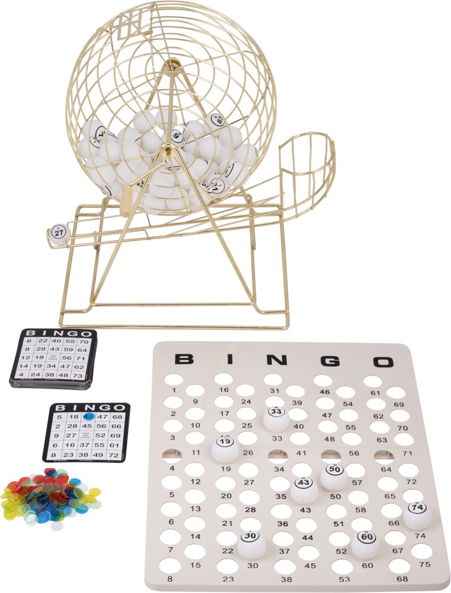 Oball Sehr große Bingomaschine - inkl. Bingokarten