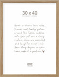 Deknudt frames fotolijst s47cj1 - naturel eik - voor foto 30x40 cm